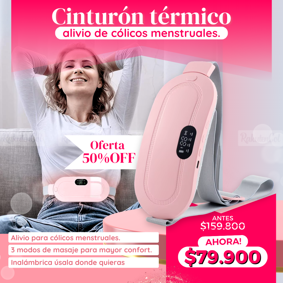 Cinturon Termico Para Colicos Mestruales
