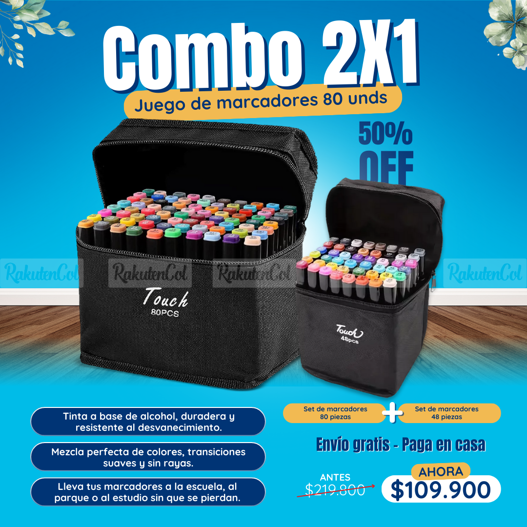 N054+N055 (Combo Marcadores 80+48)