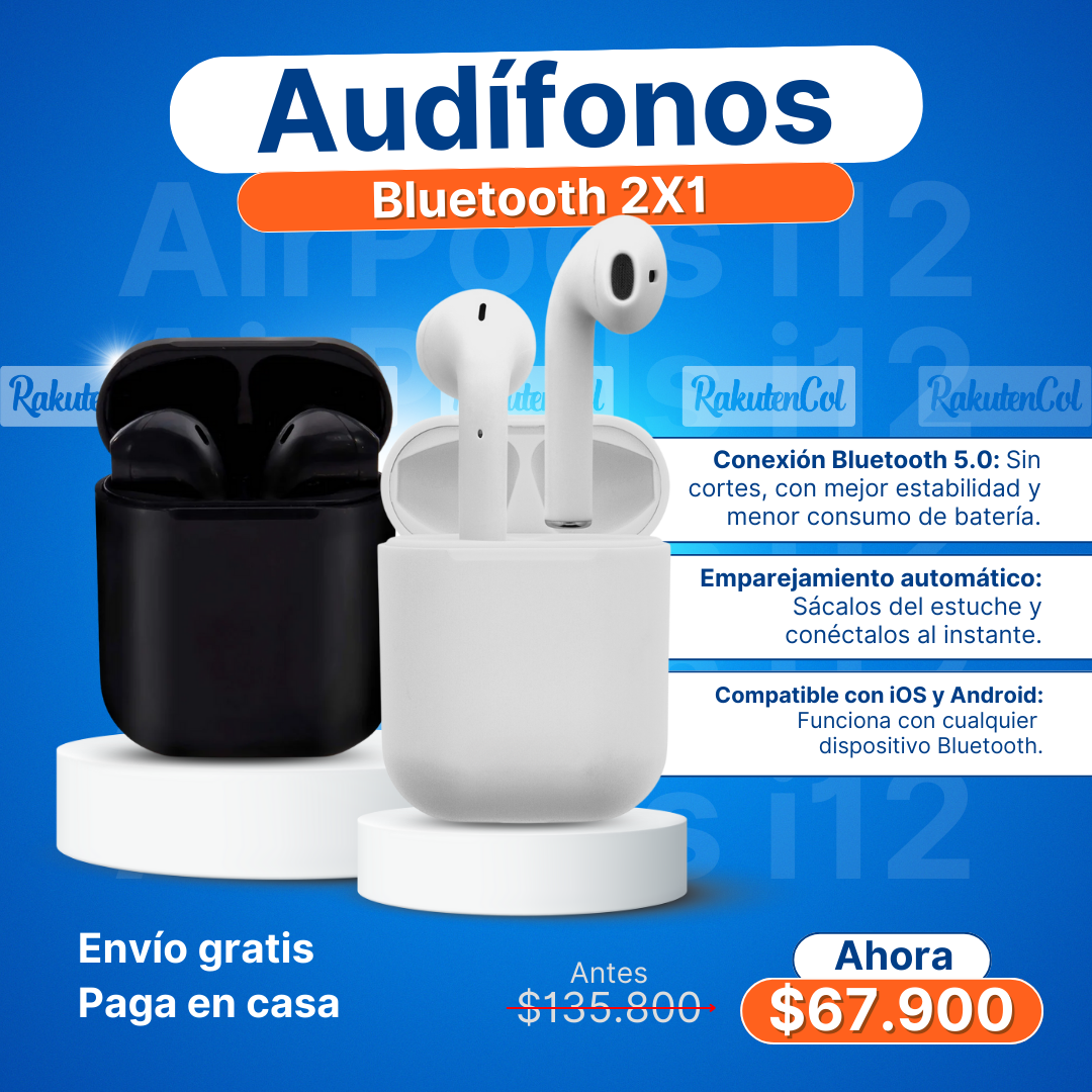 COMBO Audifonos I12 2x1