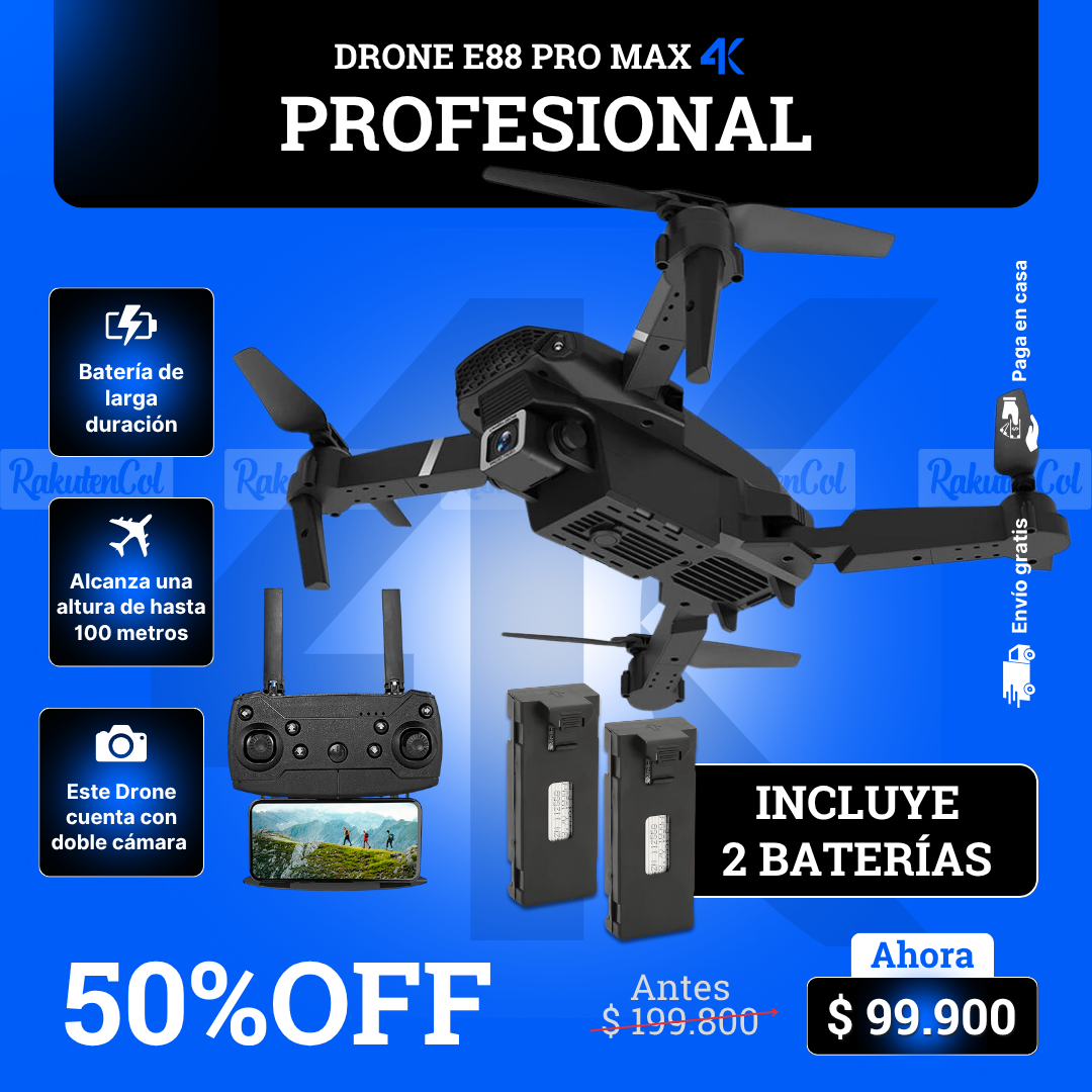 N084 - Drone E88 Pro Max 4K