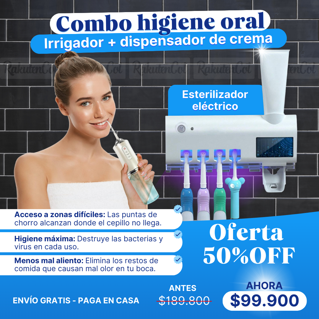 Combo Irrigador + Dispensador crema
