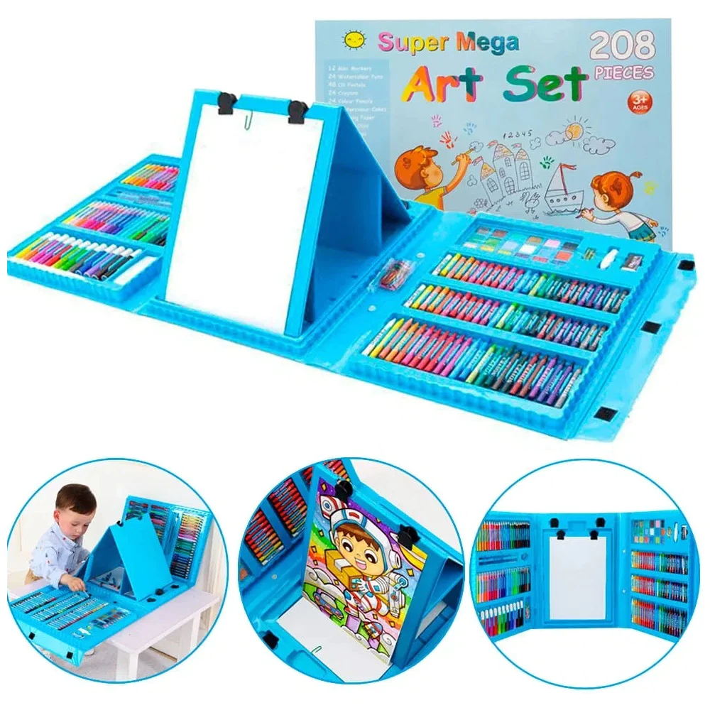 Set Arte Niños Maleta 208 Piezas