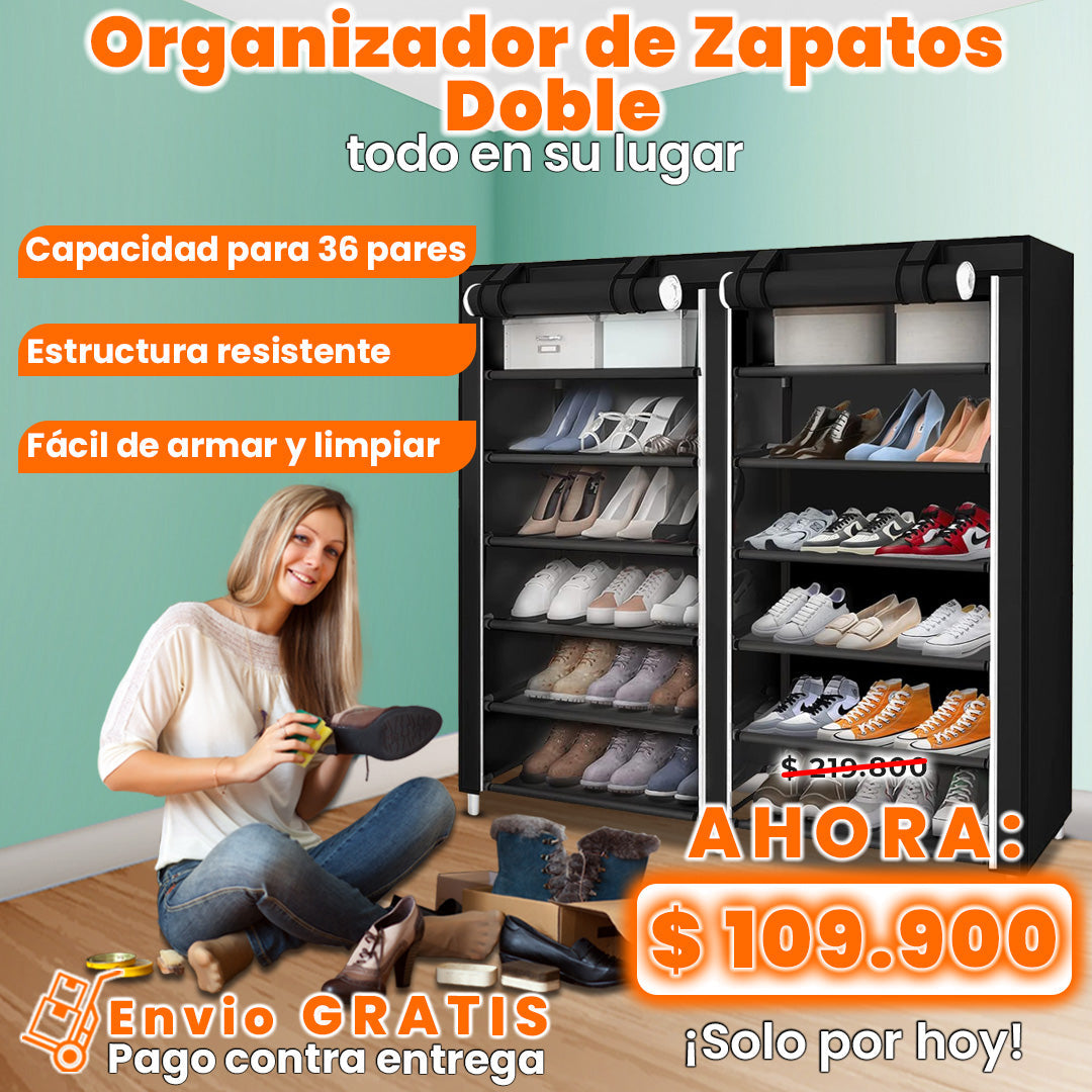 Organizador Doble de Zapatos Premuim