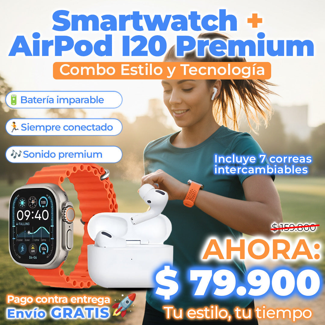 Combo Smart Watch + AirPod I20