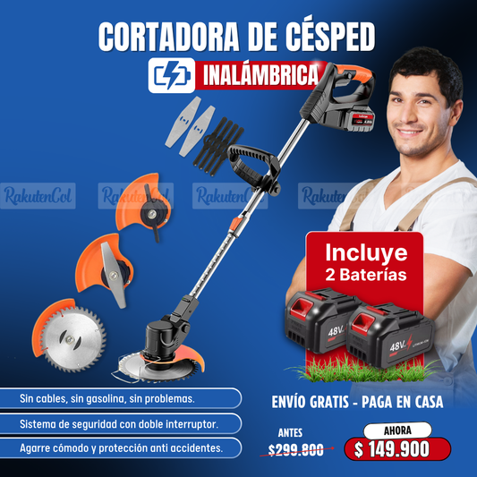 Cortadora de césped inalámbrica