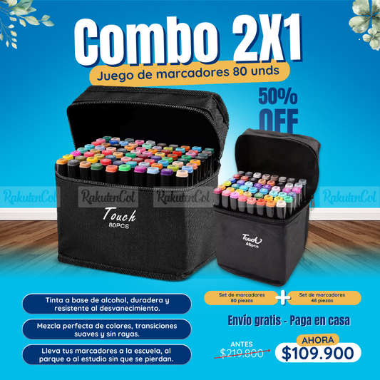 N054+N055 (Combo Marcadores 80+48)