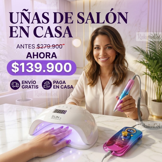 Lámpara UV para Uñas 72W + Pulidor 702