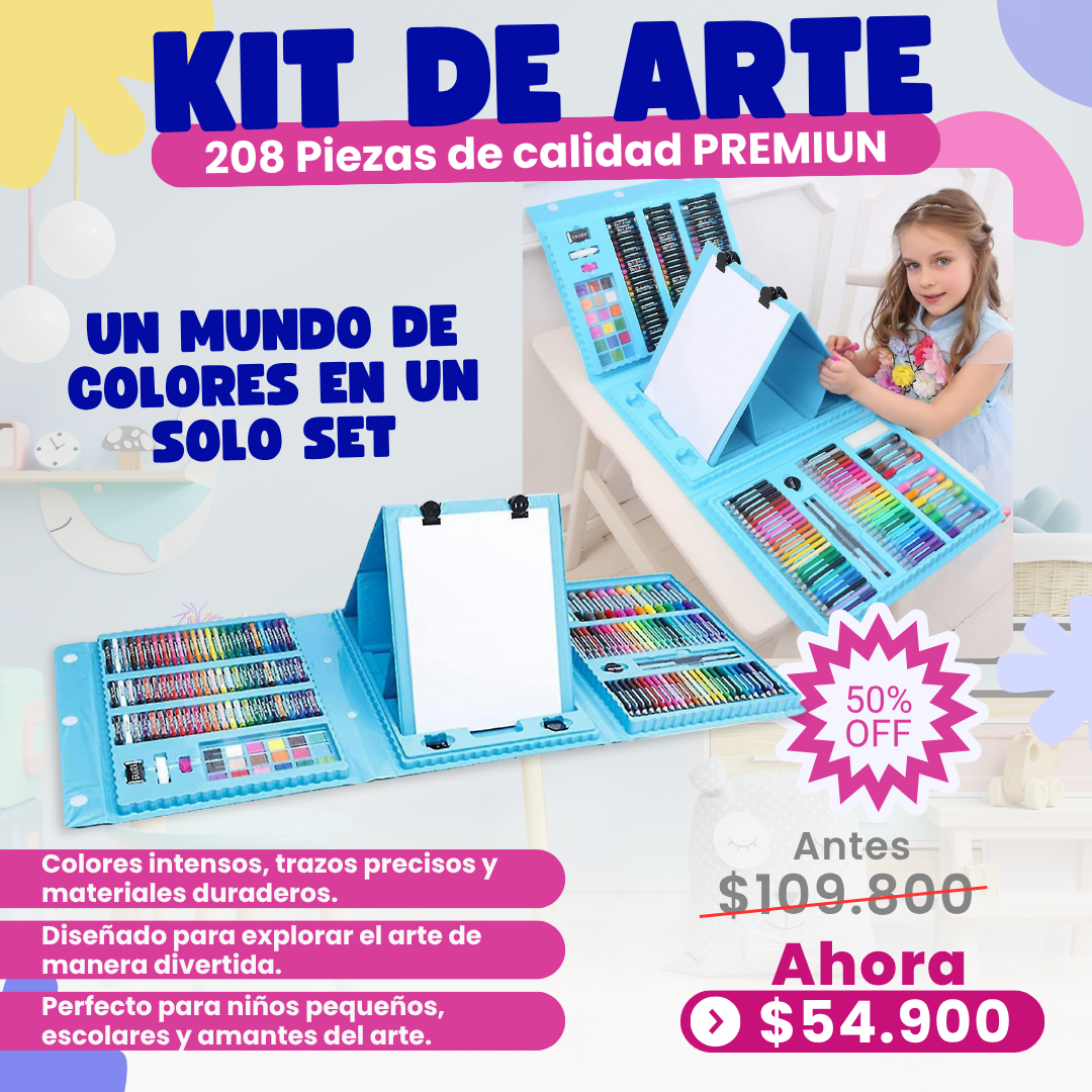 Set de Arte 208 pzs