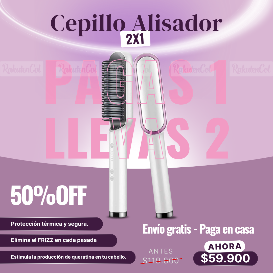 BT040 - Cepillo Alisador 2x1