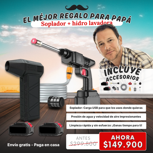 Soplador + hidro lavadora