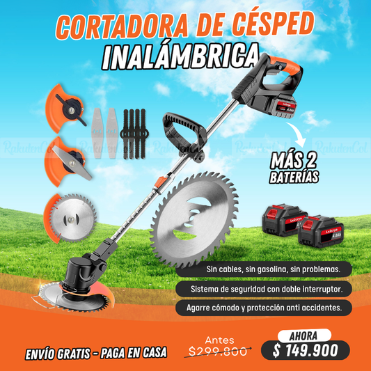 Cortadora de césped inalámbrica
