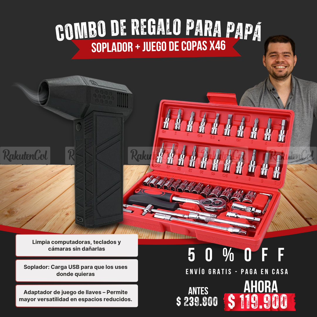 Soplador + Juego de copas x46