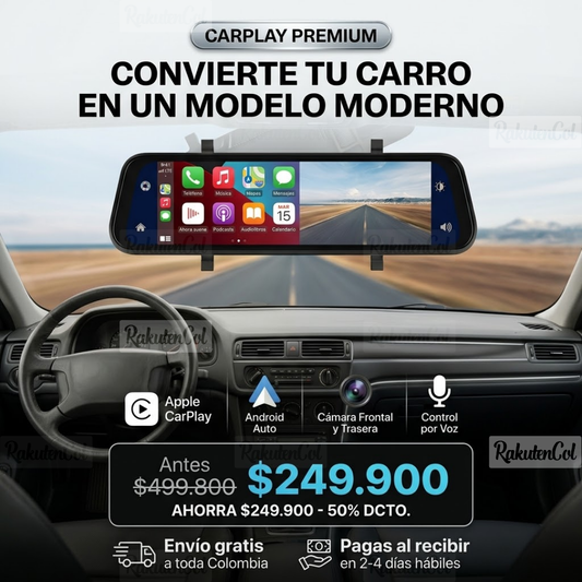 Espejo Retrovisor CarPlay