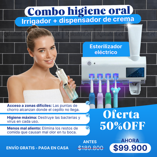 Combo  Irrigador + Dispensador crema