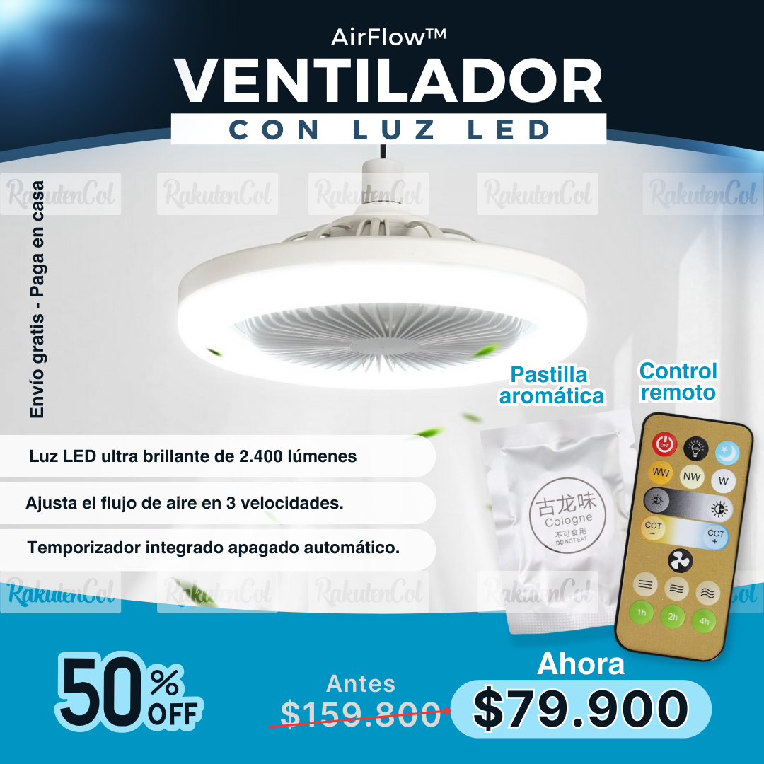 FI131 - Lámpara con ventilador