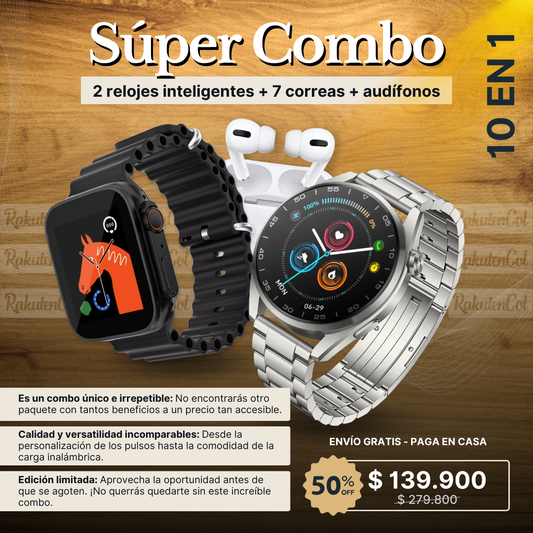 TR055 - Combo *I80* - Reloj y audifonos