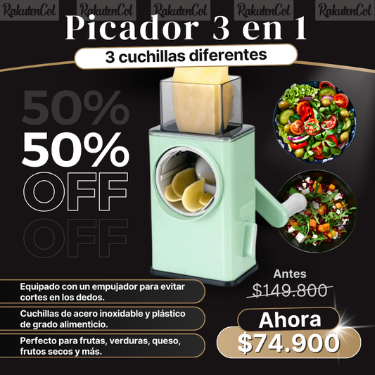 Rallador de Verduras Manual  Cuadrado