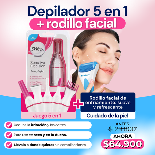 Depilador SWEET + Rodillo ICE ROLLER