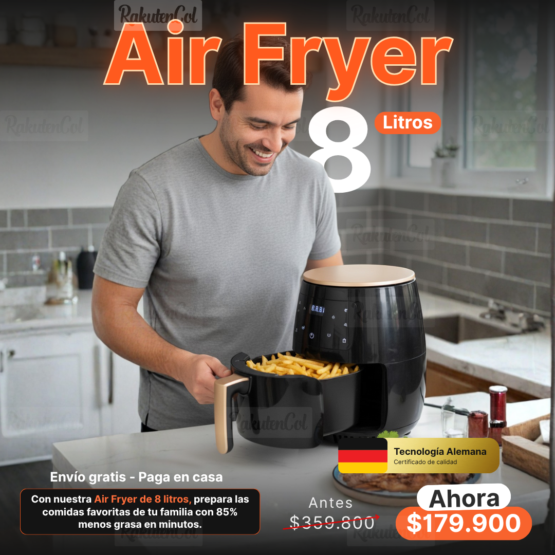 AIR FRYER 8 LITROS