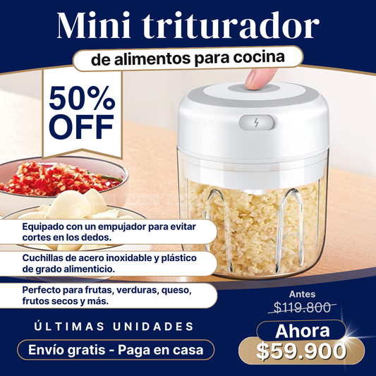 Mini  Triturador de Alimentos