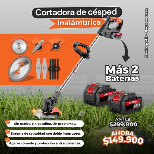 Corta Cesped Inalambrica