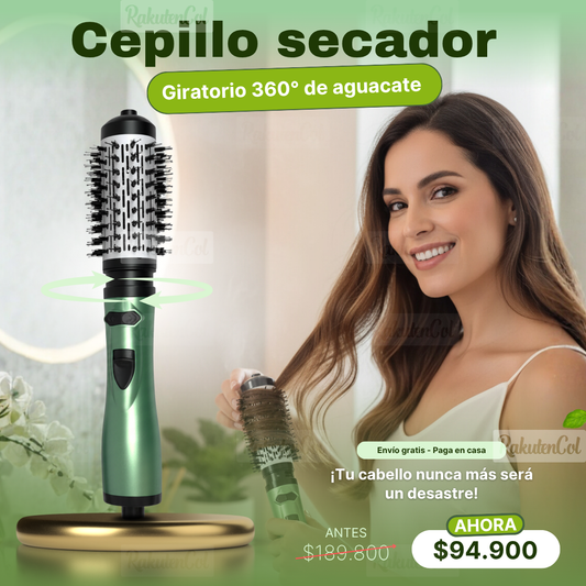 Cepillo secador aguacate giratorio remilgo re2530