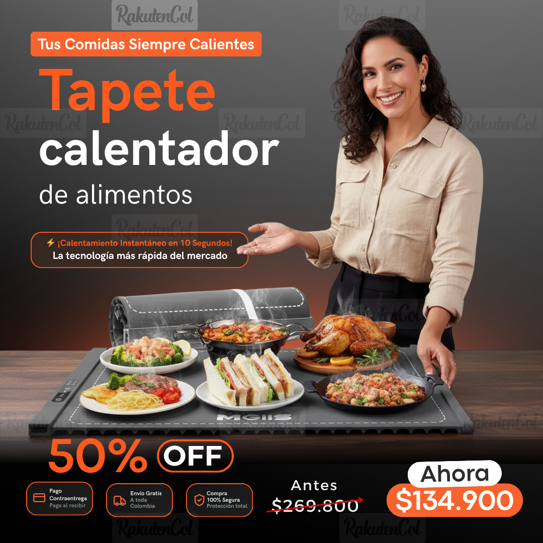 Tapete De Calentamiento Eléctrico Rápido Alimentos 3 Niveles