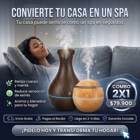 difusor aromaterapia usb 2x1
