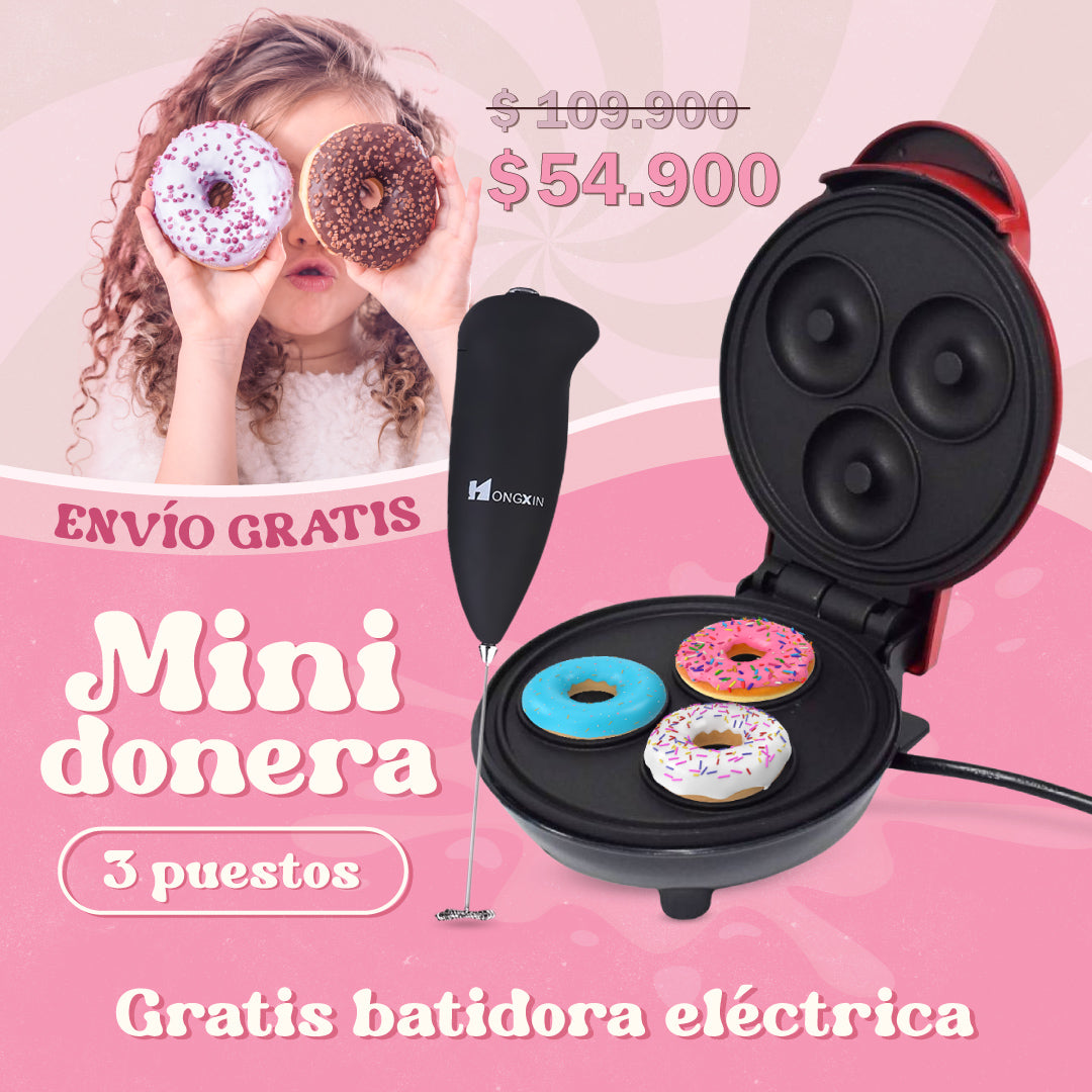 Mini Donera 3 Puestos + Batidor de bebid (bog)