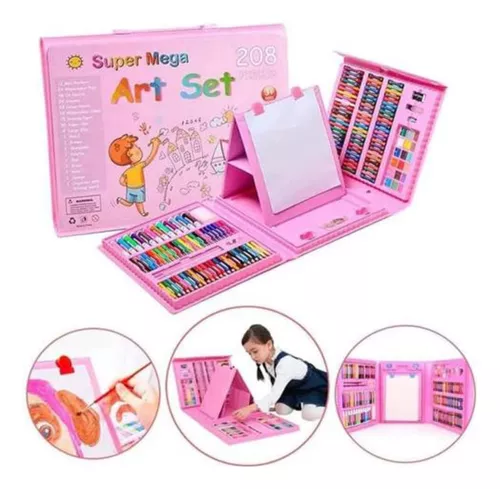 Set Arte 208 Piezas + Papel