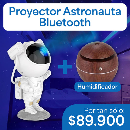 Astronauta Bluetooth + Humidificador esfera