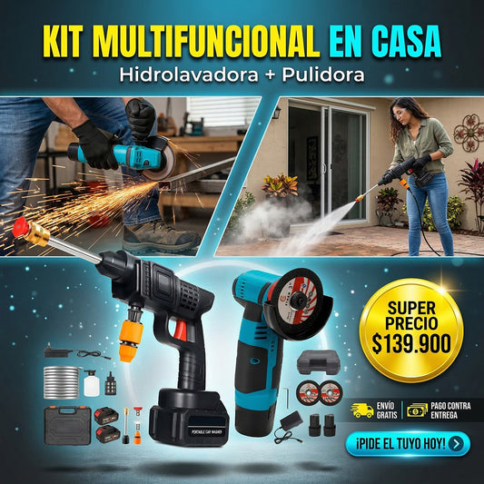 Hidrolavadora + Pulidora