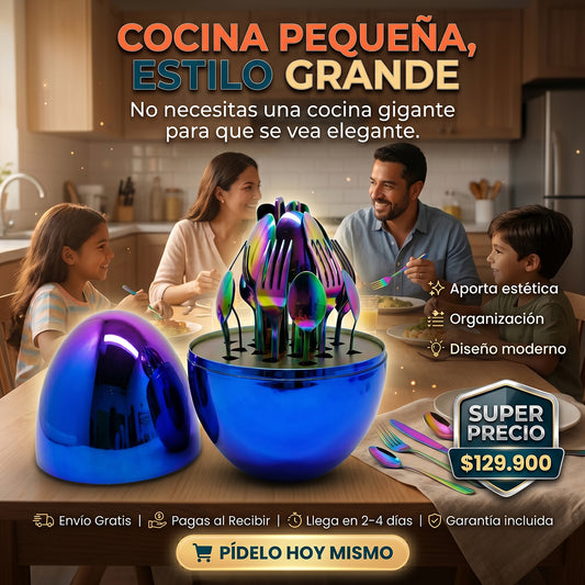 juego de cubiertos 24 pcs