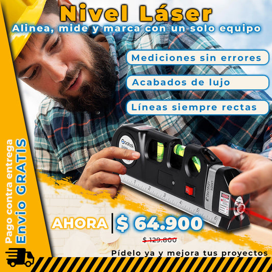 Nivel Láser 3 en 1