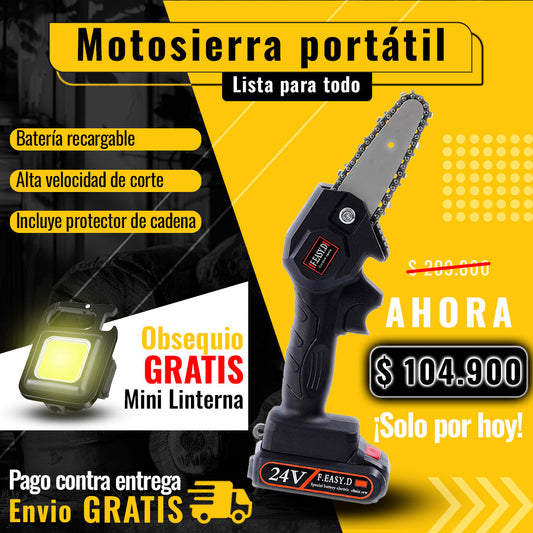 Motosierra con Linterna