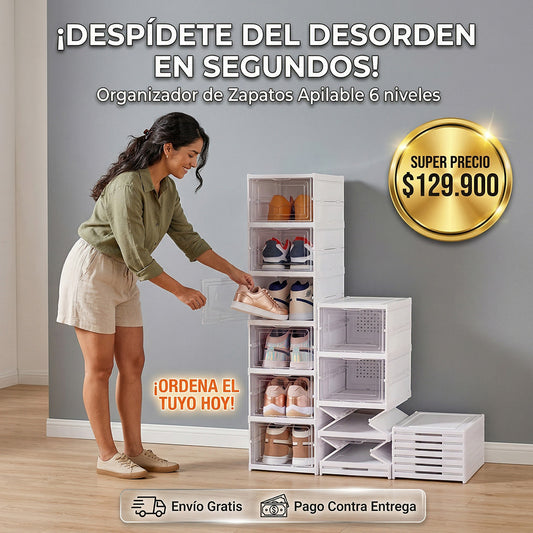 zapatero con tapa en acrílico
