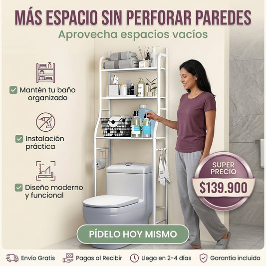 organizador de baño 2x1