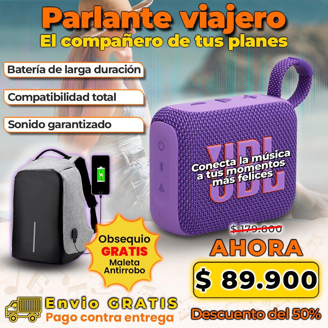 Parlante JBL G04+ Maleta ANTIRROBO