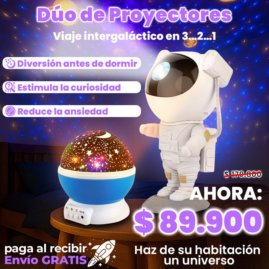 Proyector esfera + Astronauta