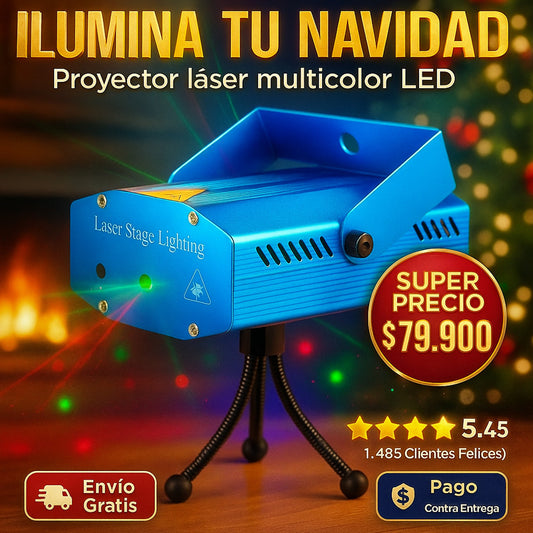 Proyector Laser Navidad