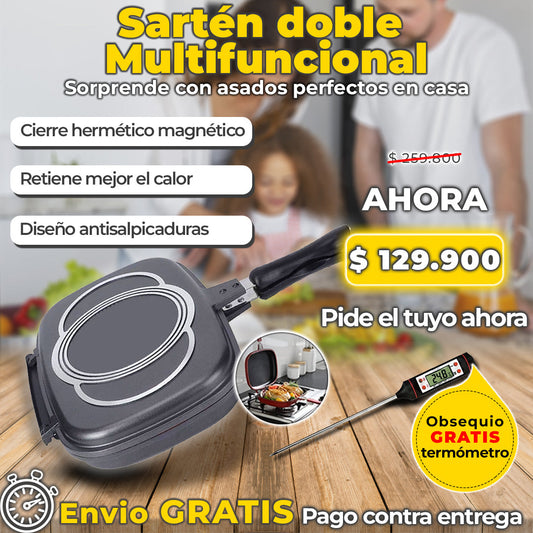 Sarten Doble  36 cm Multifuncional
